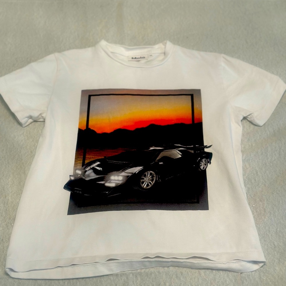Great condition Molo boy’s T-shirt size 140 (10). Cotton